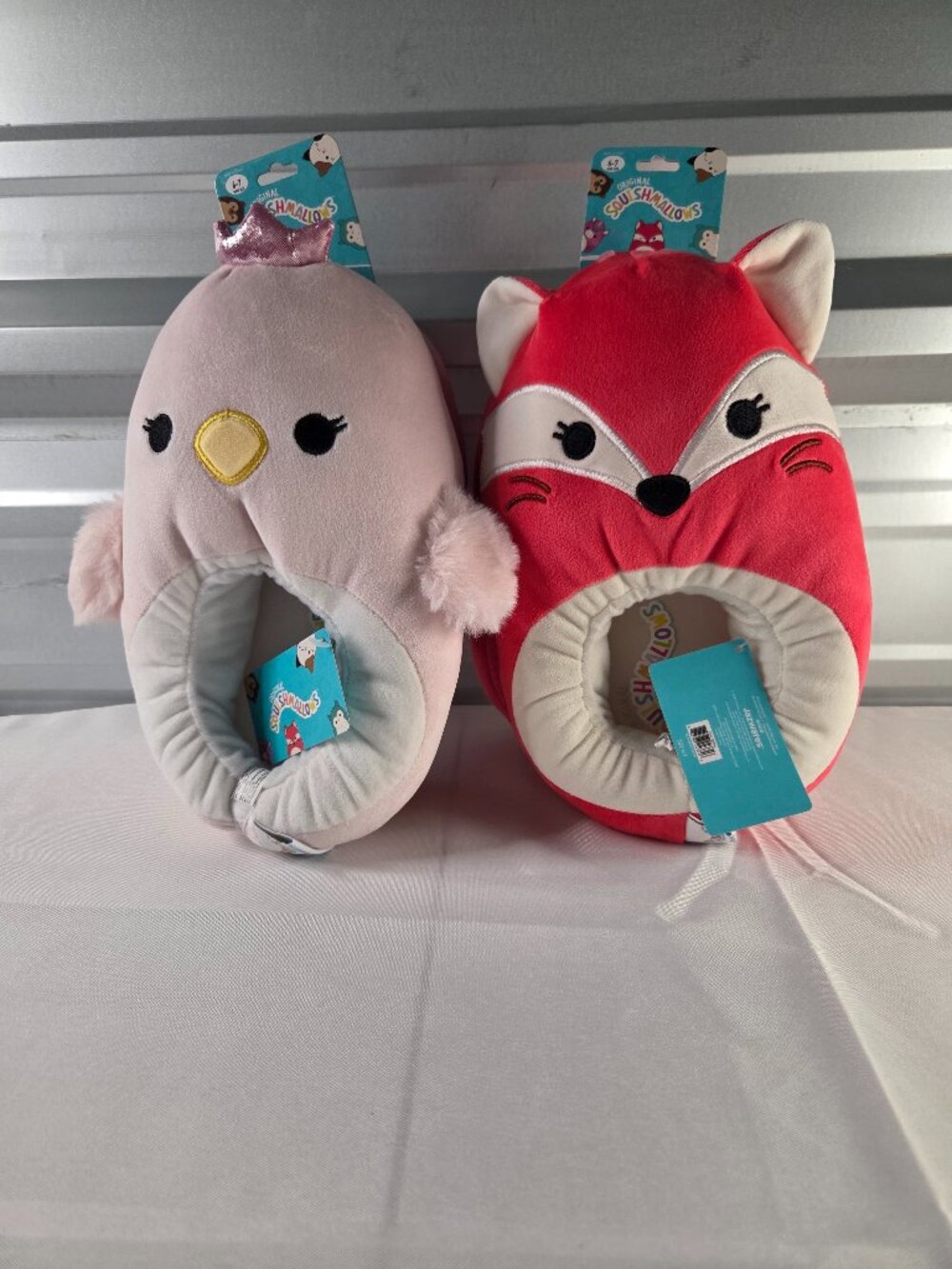 NWT Bundle Squishmallows Kids Slippers Size 6-7 Plush Character